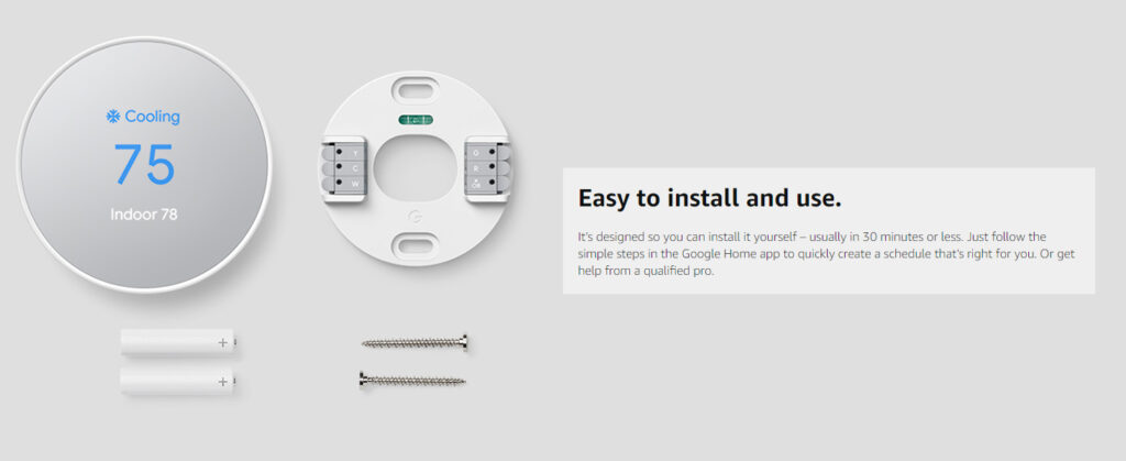 Google Nest Programmable Smart Wifi Thermostat Installation